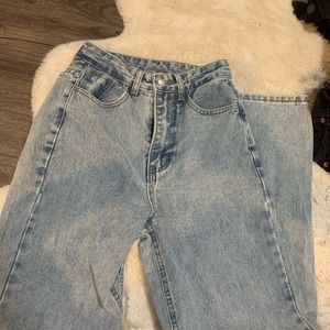 SHEIN straight leg jeans